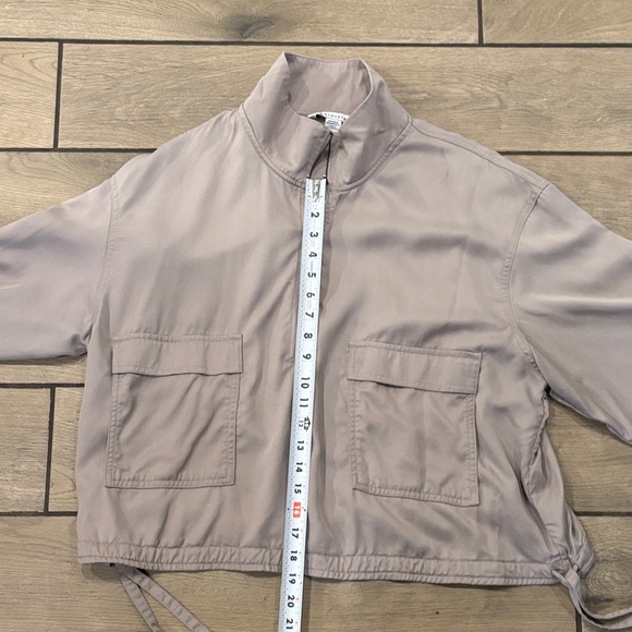 Athleta Beige Quarter-Zip Pullover - Picture 7 of 7